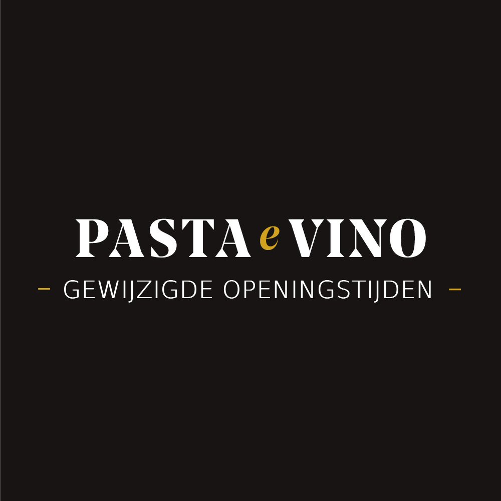 Gewijzigde openingstijden restaurant